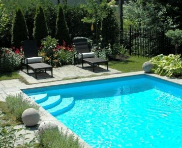 piscine dans son jardin