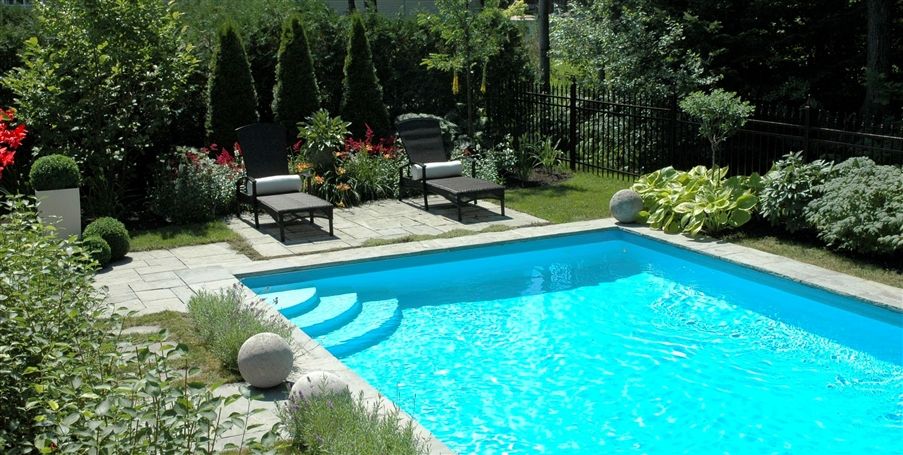 piscine dans son jardin